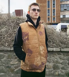 Теплый жилет Койот